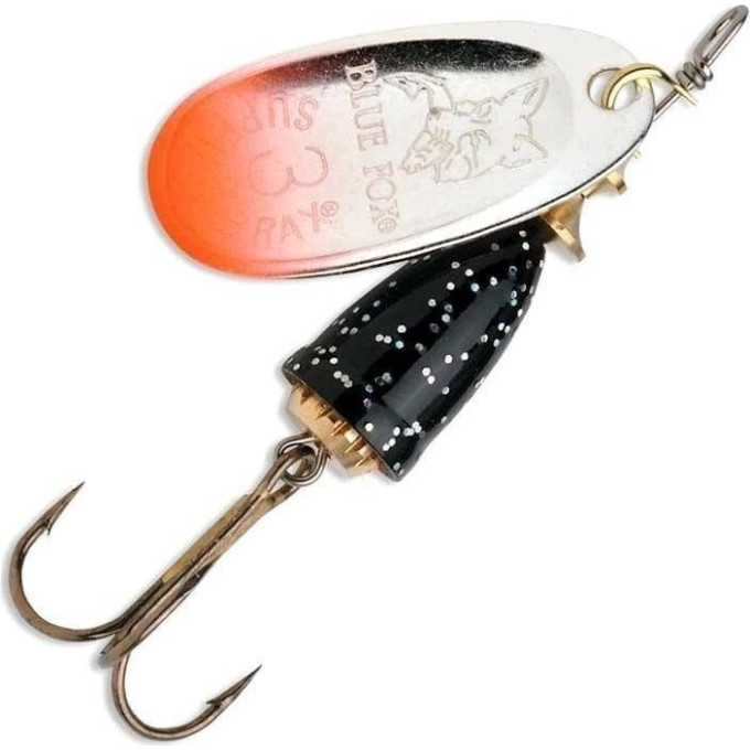 Блесна-вертушка BLUE FOX Vibrax Fluorescent 18 г, RBF (BFF6-RBF)